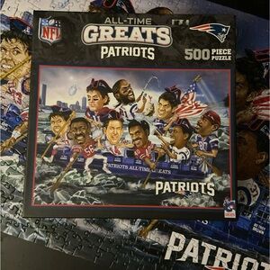 NFL Patriots All-Time Greats Puzzle
